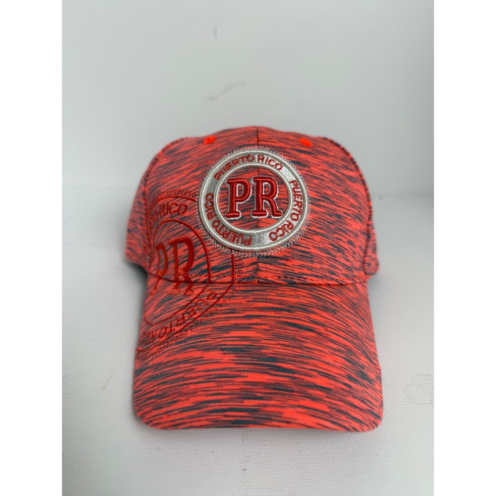 Robin Ruth Puerto Rico Baseball Cap Orange Space Dye Souvenir Hat NWT